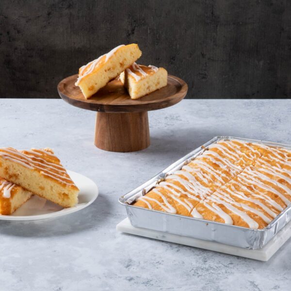 Lemon Drizzle Traybake - single tray