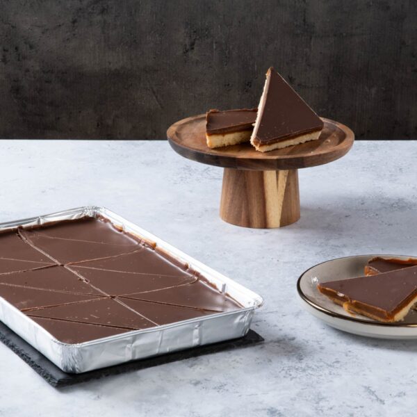 Luxury Caramel Shortbread Traybake - single tray