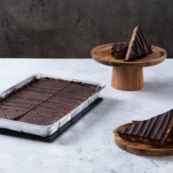 Double Fudge Traybake - single tray
